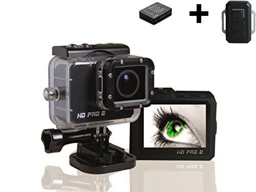 HD Pro Action Cam (Full HD, 60 fps, 20 Mpx, pantalla LCD de 2 pulgadas