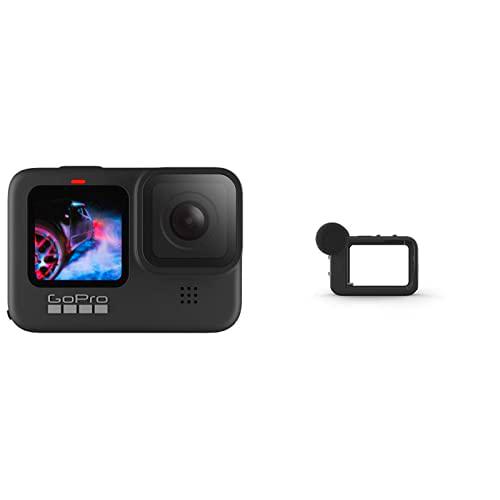 GoPro HERO9 Black - Cámara de acción Sumergible con Pantalla LCD Delantera y Pantalla táctil Trasera+Accesorio Multimedia (HERO10 Black/HERO9 Black)