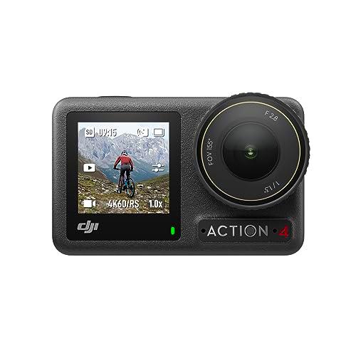 Pack Estándar DJI Osmo Action 4 - Cámara de acción sumergible 4K/120 fps con un sensor de 1/1.3 pulgadas