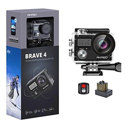 AKASO Brave 4 Cámara Deportiva 4K 20MP WiFi 5xZoom Camara de Accion