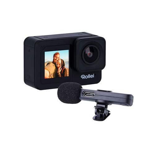 Rollei Actioncam D6Pro - Cámara de vídeo 5K, Pantalla táctil IPS de 2,2&quot;