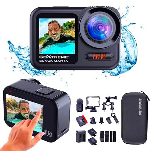 GoXtreme Black Manta Action CAM Impermeable hasta 5K en Estuche Prokit: solución Completa Todo en uno