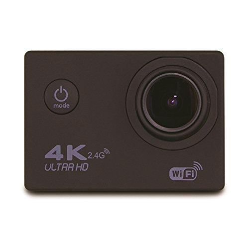 Muvit I/O MIOSPCAM Cámara Deportiva WiFi HD 4K, Negro