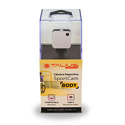 Talius SportCam Body, batería 600mAh 1920x1080 a 30fps Blanca